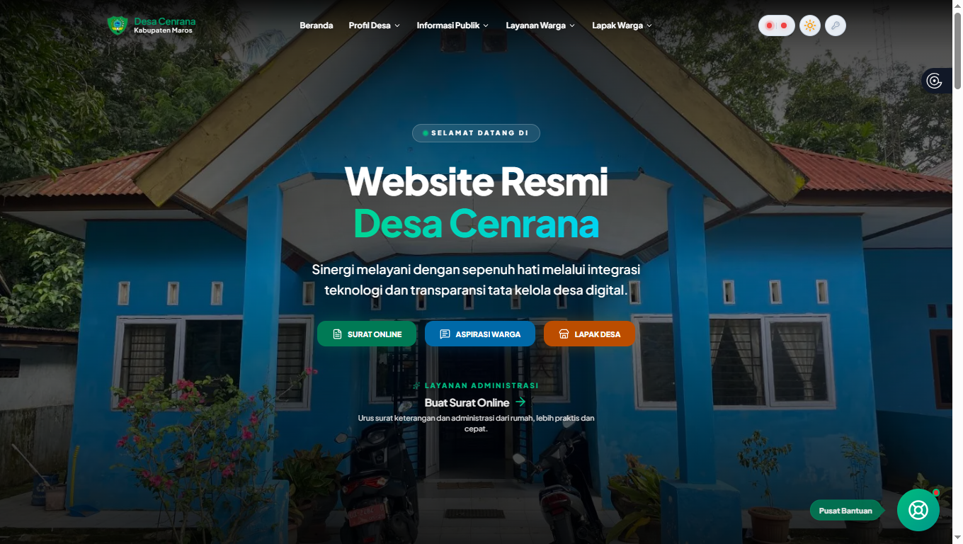 Sistem Informasi Terpadu Desa Cenrana